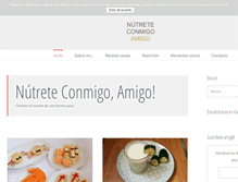 Tablet Screenshot of nutreteconmigoamigo.com